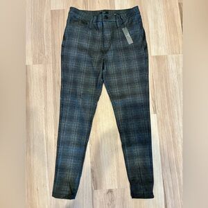 T Tahari Brand New with Tag Gray Plaid Pants with Pockets